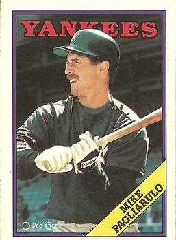 1988 O-Pee-Chee Baseball Cards 109     Mike Pagliarulo